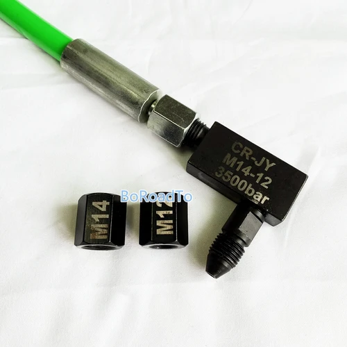 Adaptador de tubo de aceite de alta presión, Conector de banco de prueba de junta de conversión de tubería de riel común diésel, 3500bar