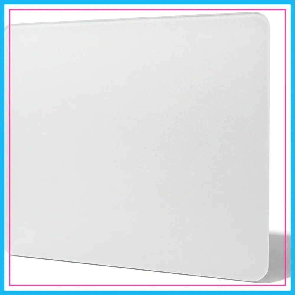 

16x20in White Tempered Glass Gaming Mousepad, Professional Esport MousePads