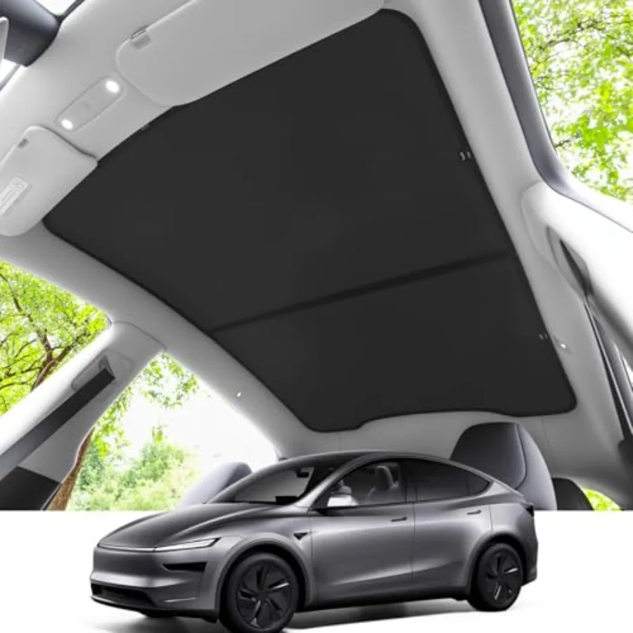 

Model Y Sunshade Roof Never Sag Heat-Insulating, UV-Protective, Nano Ice-Crystal Coatings Interior Accories for Model Y Juniper
