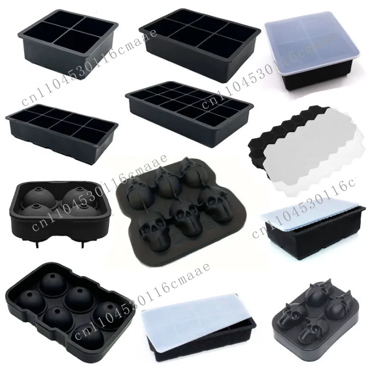 Silicone ice grid  film with large  cubes easy demoulding  making mold  making household