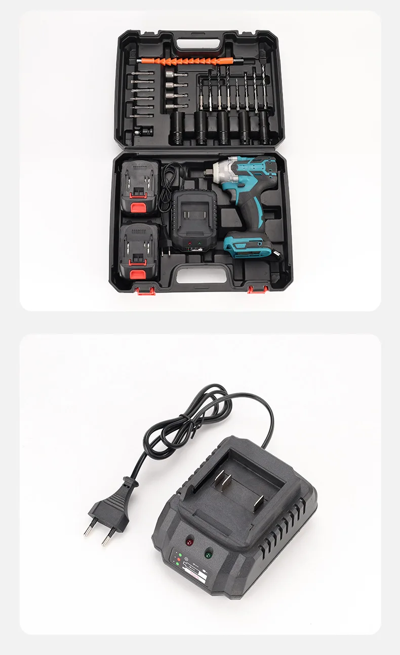 

Multifunction 168VF 900NM Brushless Lithium Battery Electric Impact Wrench Heavy Tool Set