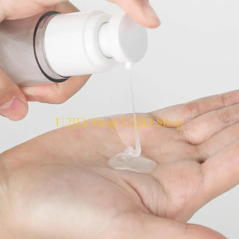 U2JD 15-100ml Clear Airless Cosmetic Cream Botol Kosong Ukuran Perjalanan Kosong