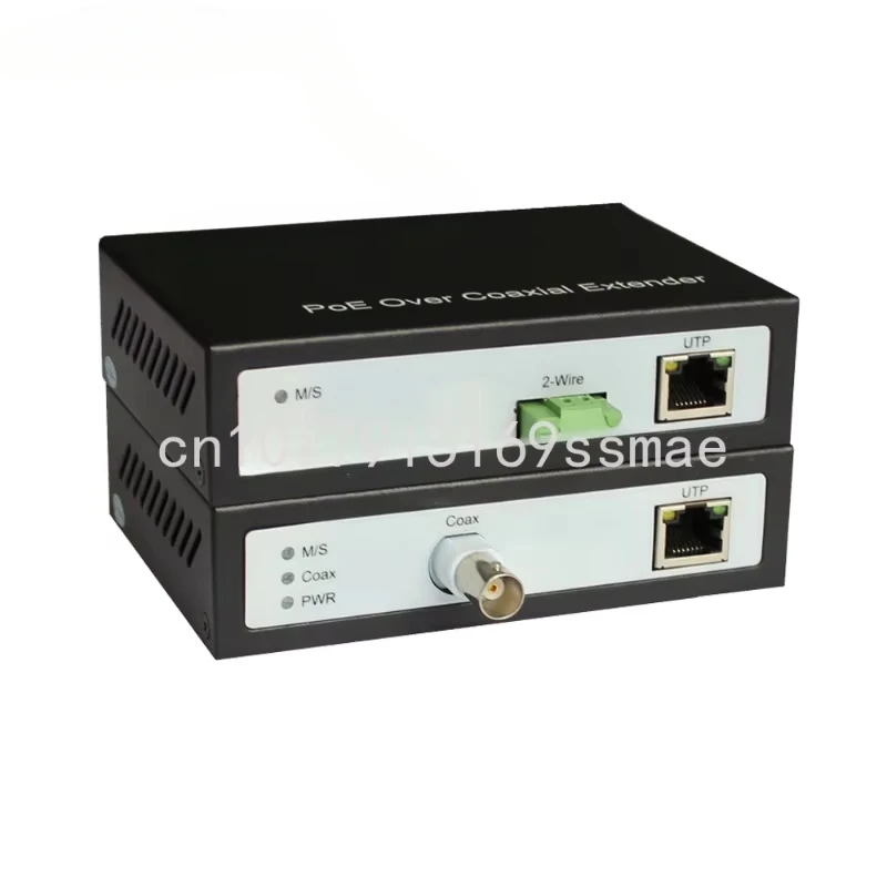 Ethernet over Coax POE IP  over Coaxial extender without power adapter