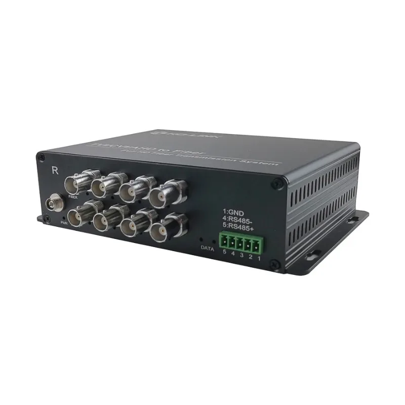 Video bnc to fiber media converter 5mp CVI/TVI/AHD /HD Digital Video Coaxial To Fiber Video Converter With RS485