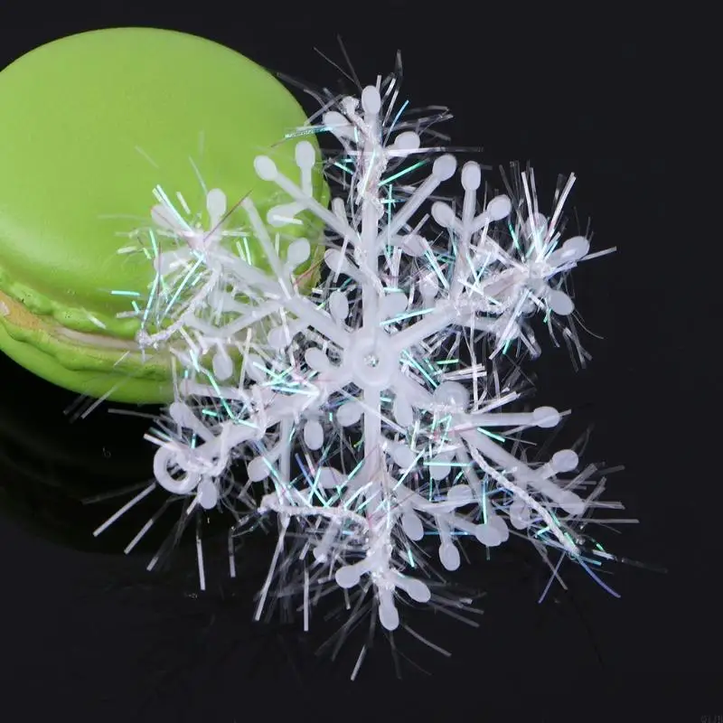 Q1JB NAVIDAD ARDNAMENTOS DEL NIEVE 6 PC/SET CANTANTE COLLOS