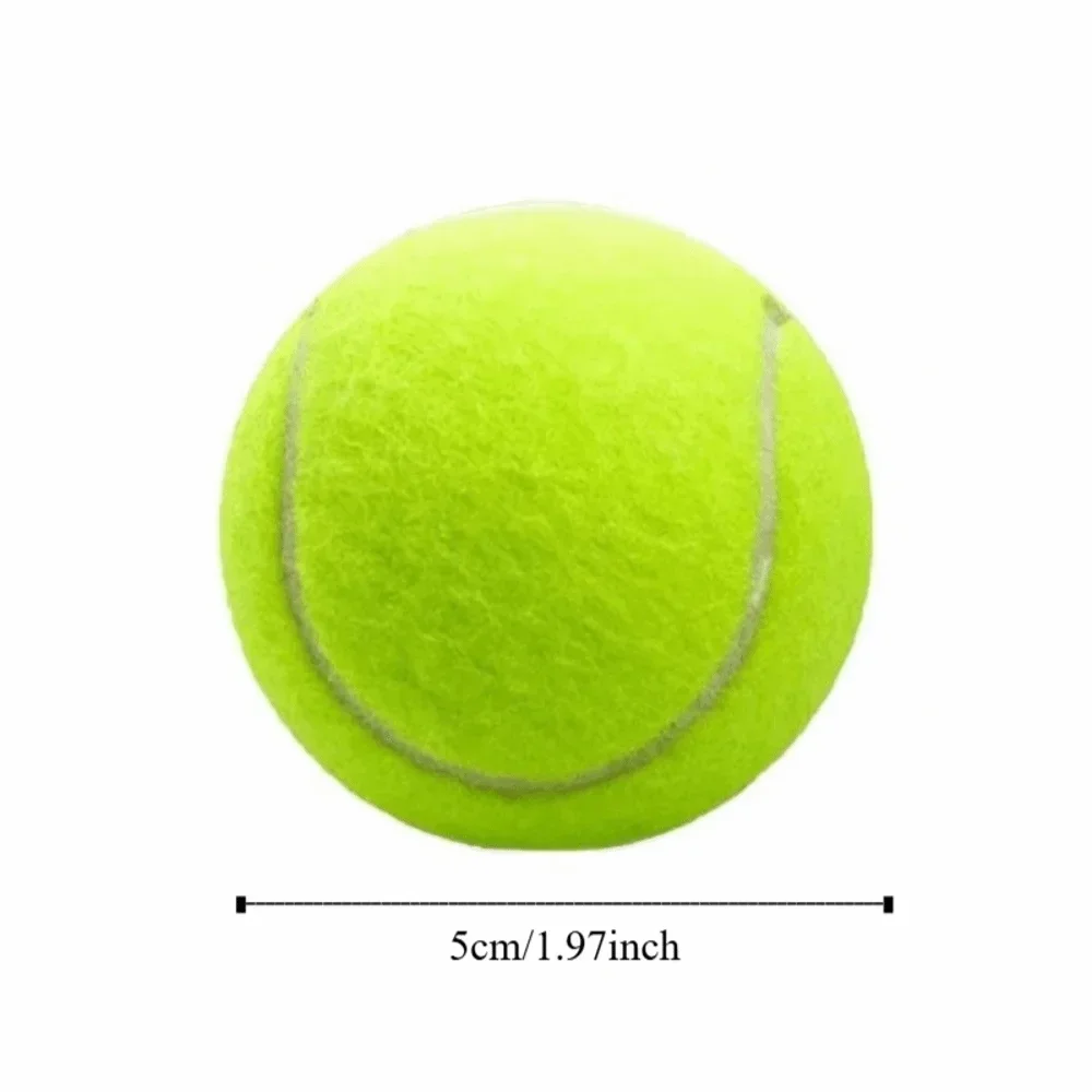 New Elasticity Tennis Balls Durable Non-Toxic Pet Playing Balls Practice Ball Outdoor