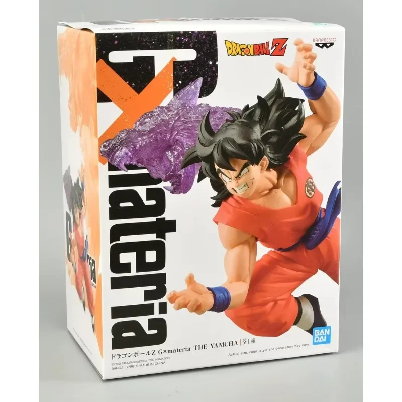 In Stock Bandai Original Banpresto G X Materia Dragon Ball Z Figure Yamcha  Anime Figure Model Toys Collectible Hoilday Kid Gift