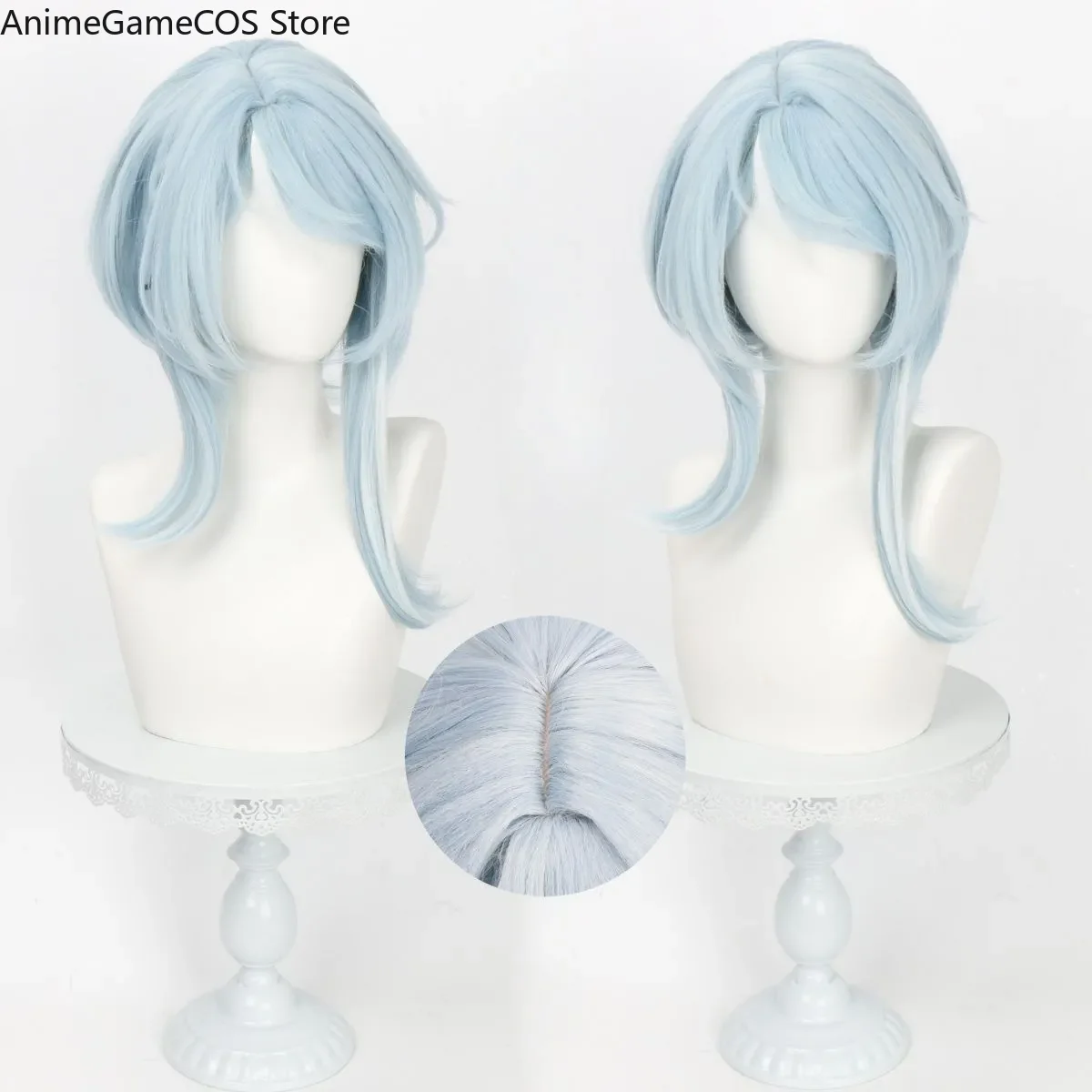 Anime Cosplay Wig Heat Resistant - Peruca de Anime Genshin Impact Odette,