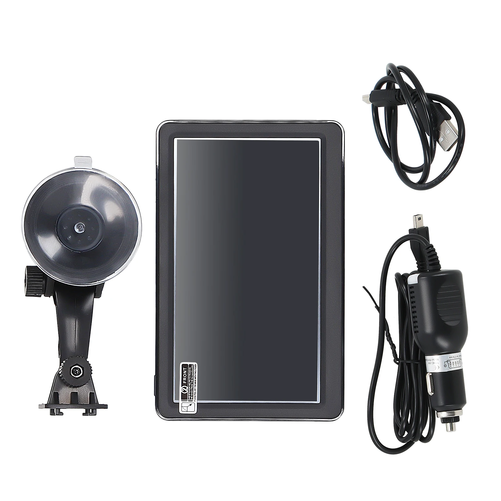 ملاحة GPS مقاس 7 بوصات للسيارة/الشاحنة تعمل باللمس، خرائط مجانية للتركيب المباشر