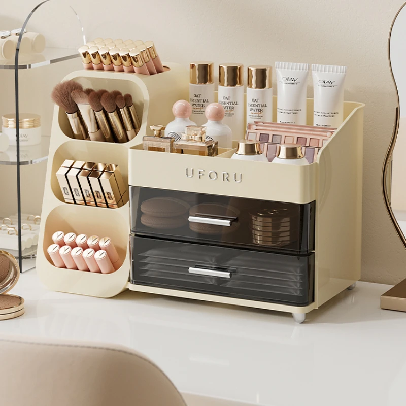 

Cosmetic storage box, desktop storage rack, high-grade dressing table new lipstick, eye shadow, makeup brush cartridge