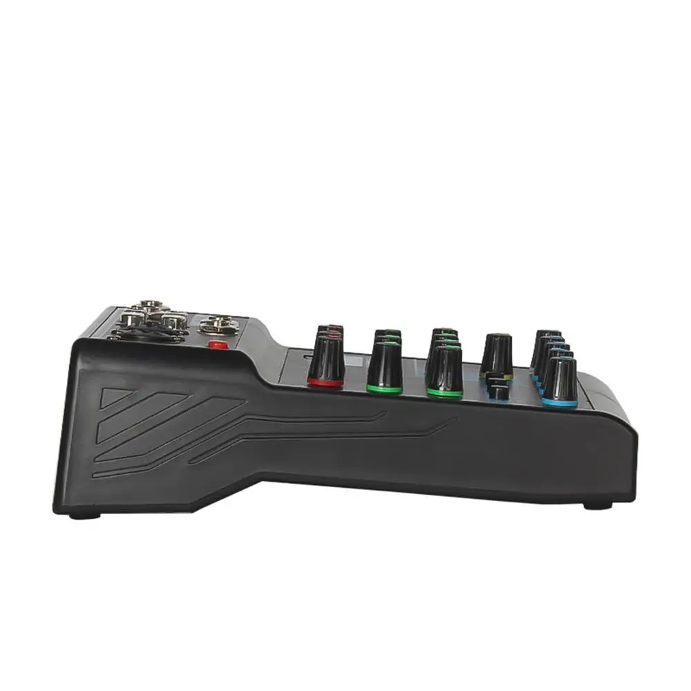 4 Channel USB Stereo DJ Mixer Sound Card Mixing Console for home Computer Stage Multi Device