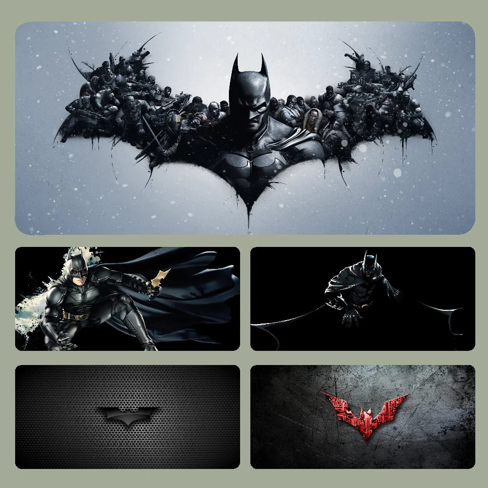 Imagem -01 - Legal B-batmans Mousepad Grande Jogo Mouse Pad Lockedge Engrossado Teclado de Computador Mesa Tapete legal b batmans mousepad grande jogo mouse pad lockedge engrossado teclado de computador mesa tapete 01
