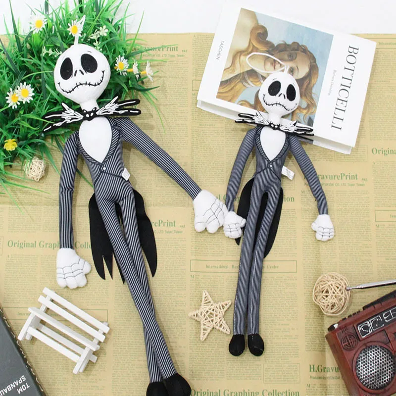 50cm Disney The Nightmare Before Christmas Jack Skellington skulington Skull Toy Fashion Trendy Ornament Decor Doll per bambini regali per bambini