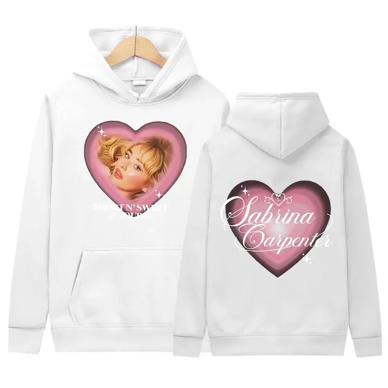 Sabrina Carpenter - Short 'N Sweet 2024 Tour Hoodie men women clothes Vintage Fashion Pullover Oversized Streetwear Sweatshirt