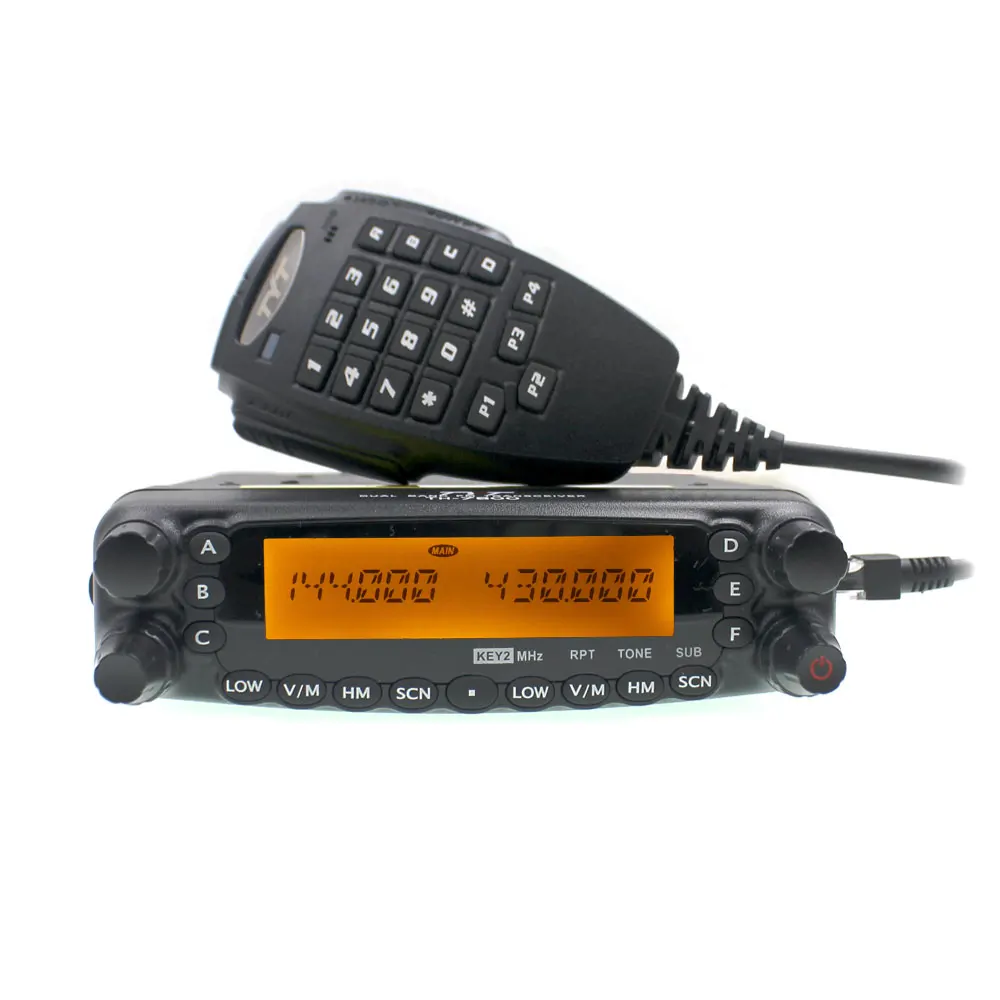 Car Radio TYT TH 7800 Mobile Radio High Power Dual Band 100 Km Range 50W Ham Radio FM Analog Mobile Transceiver