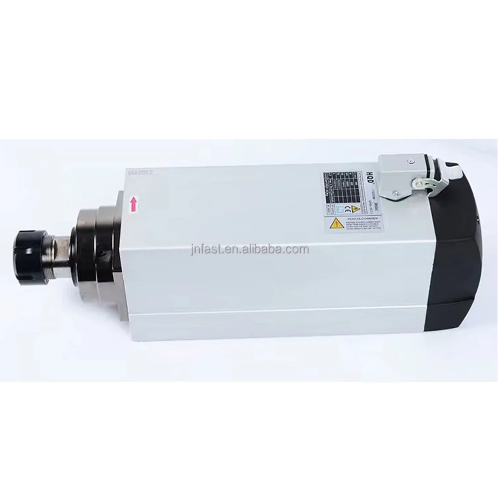6 Kw 5.5kW  Water / Air Cooling CNC Router Spindle Motor With High Precision