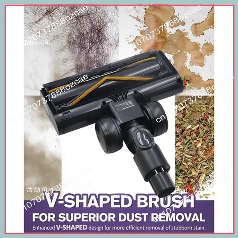 A26P Testina elettrica a rullo morbido per aspirapolvere con luce antipolvere a LED per modelli Dreame R10 R20 R30 T30