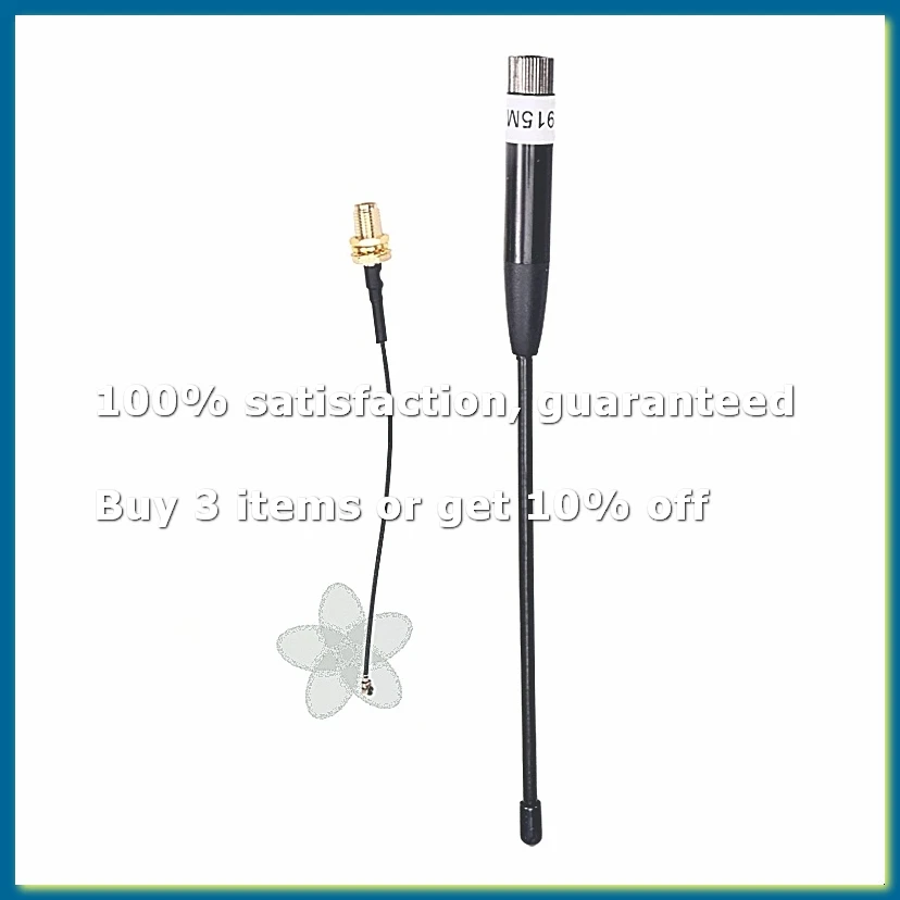 915MHz Antenna 8dBi Gain Long Range Soft Whip Antenna with SMA Adapter Cable, Omni SMA for Meshtastic-DTB3
