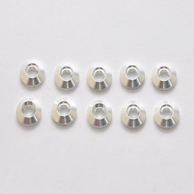 OFNA/HOBAO RACING 87044S Collar de Alumbre 3,2x10mm, 10PCS para 1/8 HYPER VS BUGGY RC Parts