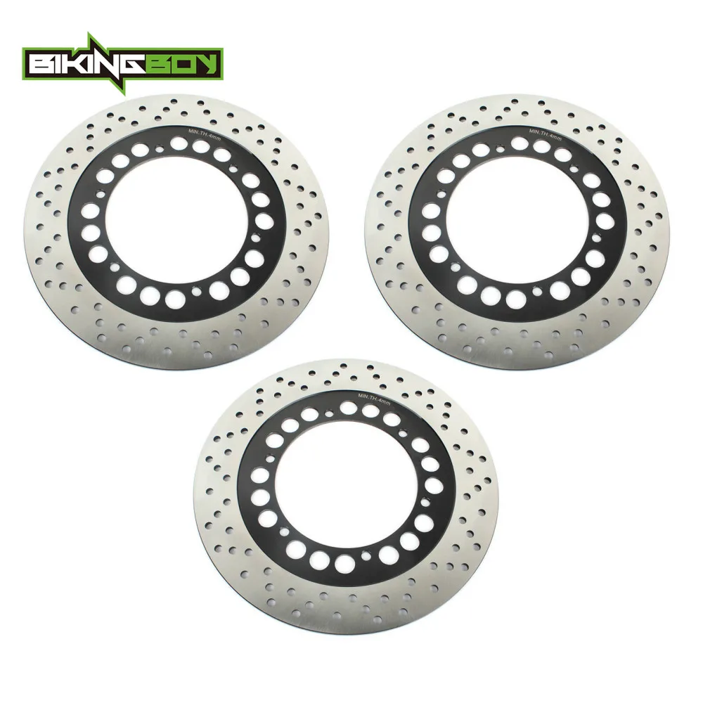 BIKINGBOY Front Rear Brake Discs Disks Rotors For Yamaha FJ 1100 83-87 FJ 1200 86 87 VMX 12 V-Max 1200 85 86 87 88 89 90 91 92