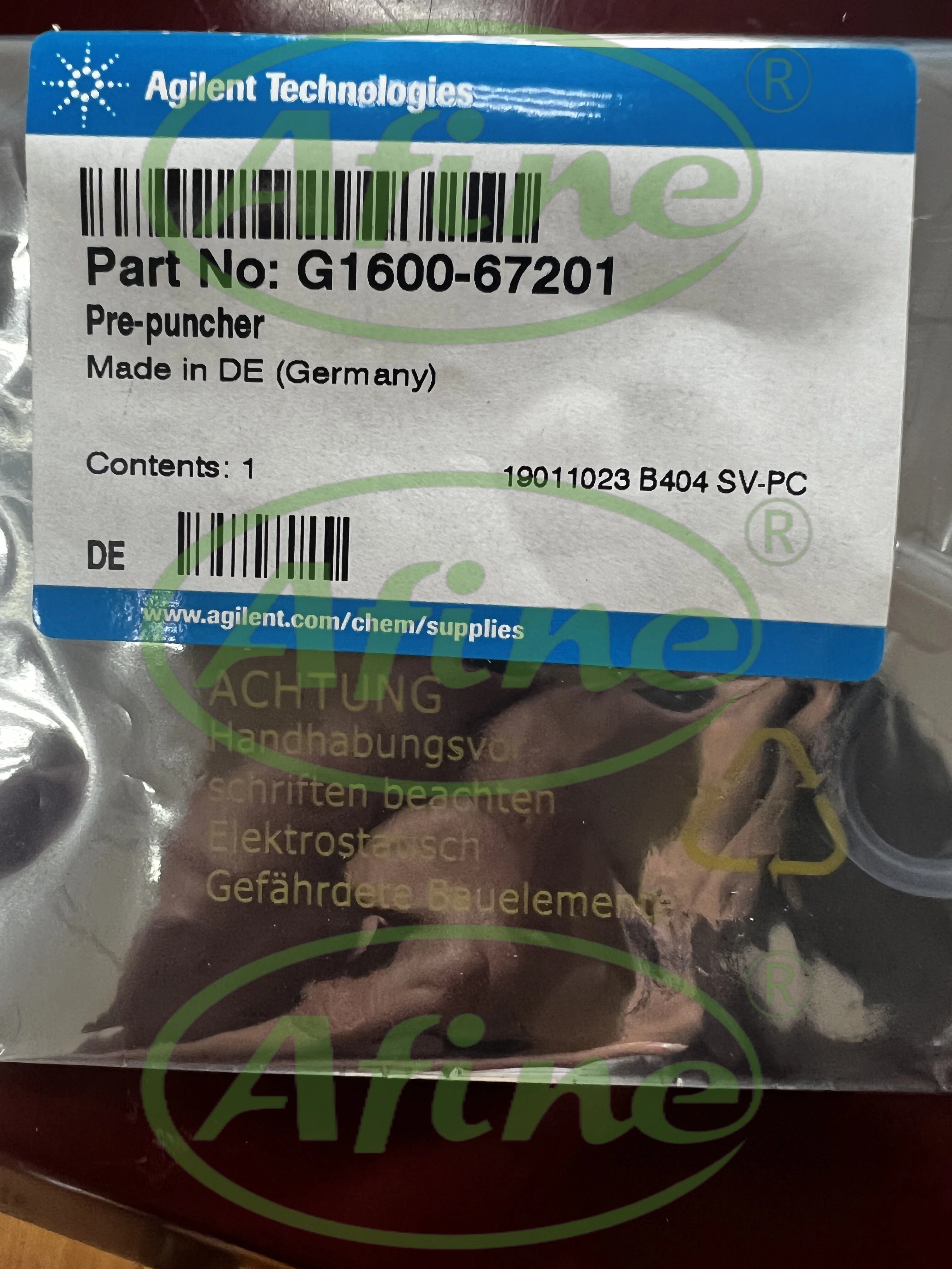 

AFINE Agilent G1600-67201 Pre-piercer for G1600