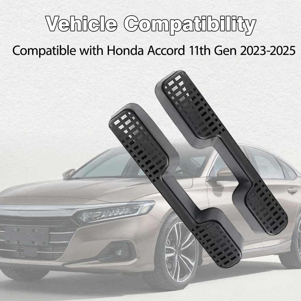 

2Pcs Car Rear Under Seat Air Conditioner Vent Outlet Duct Grille Cover For Honda Accord 11th Gen 2023 2024 2025