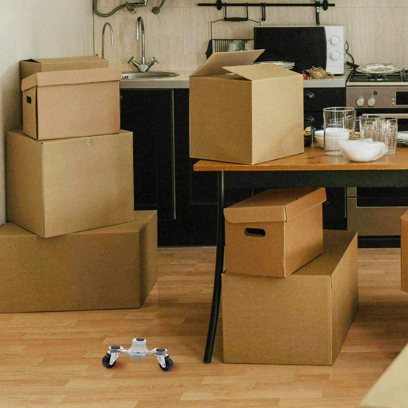 

Трехколесная тележка-платформа усиленной конструкции для перемещения мебели и крупногабаритной техники: диванов, шкафов, книжных полок, для офиса, дома, гаража