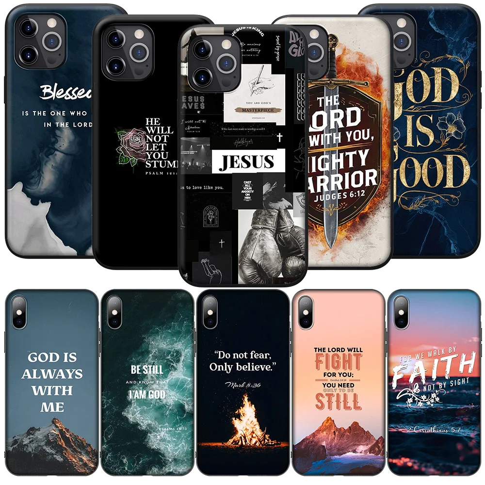 FL26 Bible Verse Faith Christian God Case for Huawei Nova 5T 4E 3i 3 2 2i Y6 Y6P Y7 Y9 Honor 20 20s 9X 7C