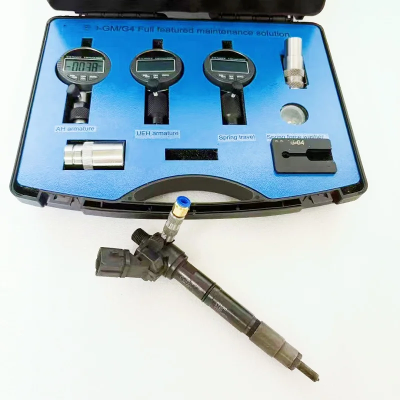 

CRIN Injector Clamp Armature Residual Air Gap Valve Chamber Solenoid Spring Travel Measuring Repair Tools for Denso GM G4