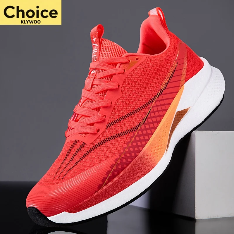 Marathon Running Shoes Men Sports Carbon Board Breathable Lightweight Comfortable Women's Athletic Cushion Stability Sneakers