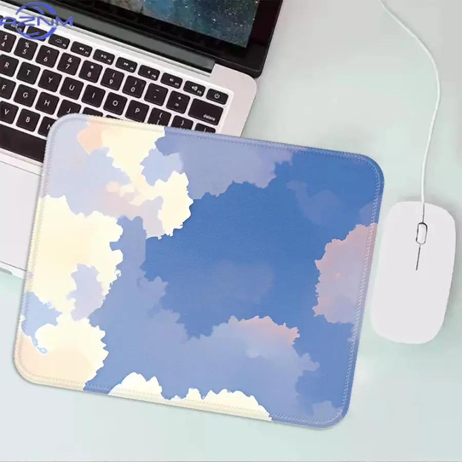 Mouse Pad Overlock para Teclado e Mouse, Acessório de Mesa para Escritório, Console de Jogos, Computador e Laptop - Estrela Desl