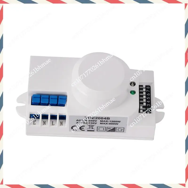 -A21Z 220V 360 Graus Sensor de Microondas Interruptor de Luz Indução Microondas Sensor de Movimento Interruptor Sensor de Vibração