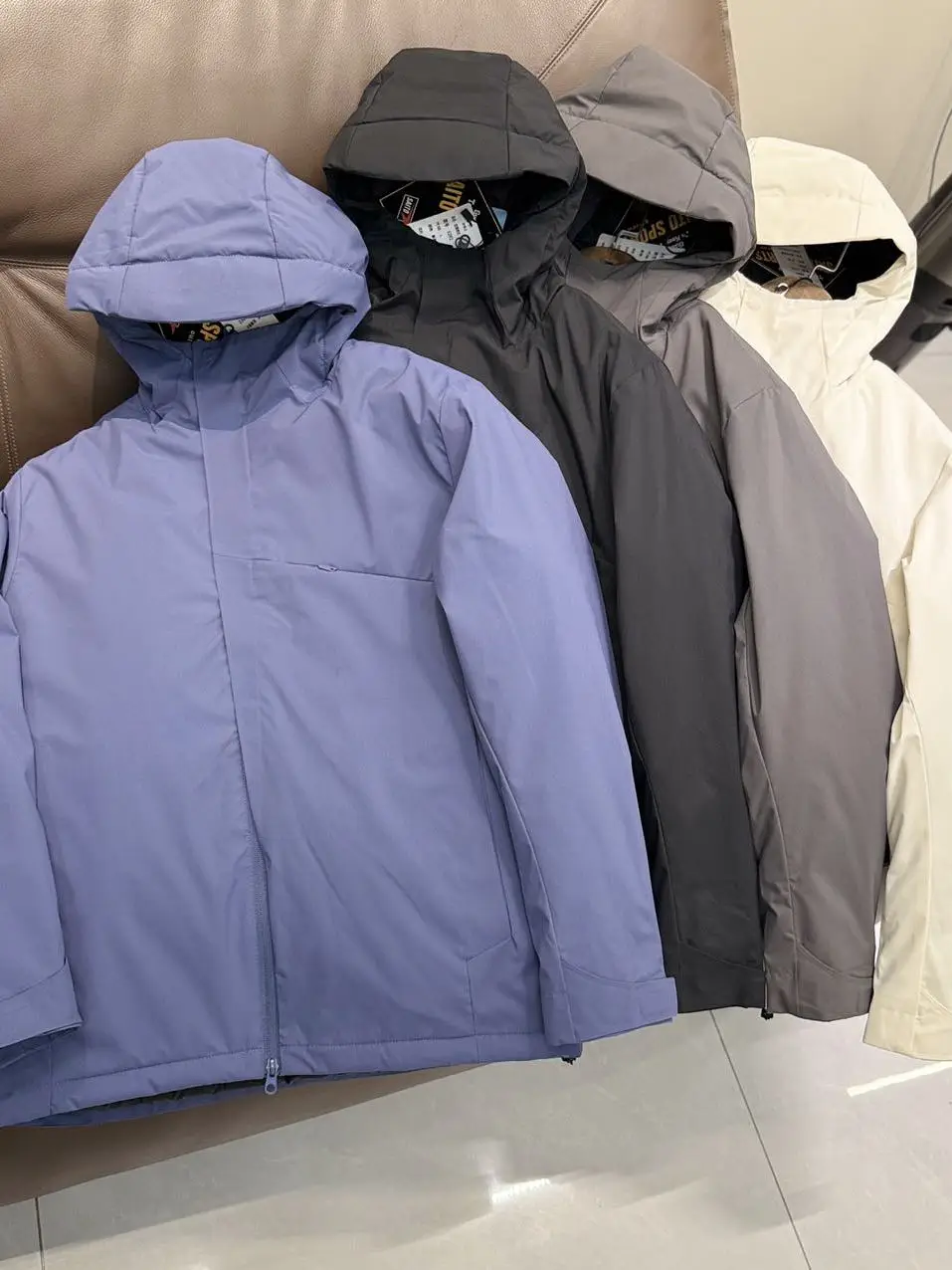 

Outdoor Men's Lightweight Cotton Jaet Hooded Coat Autumn Winter Waterproof Windproof 3D Mong Casual Faion Youth Sle