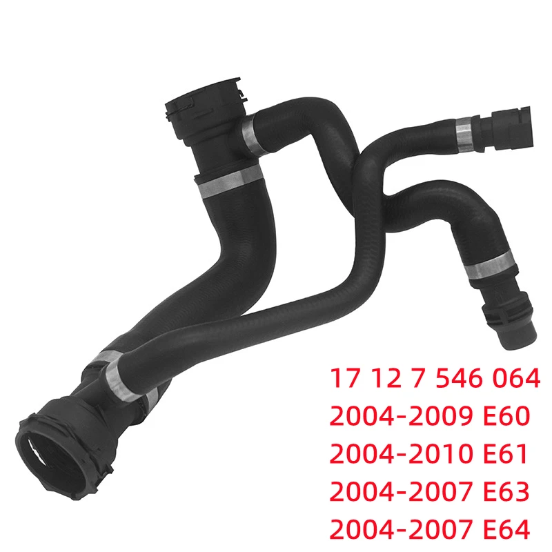 

Cooling System Rubber Hose Radiator Hoses For BMW E60 E61 E63 E64 17127546064 17127521776