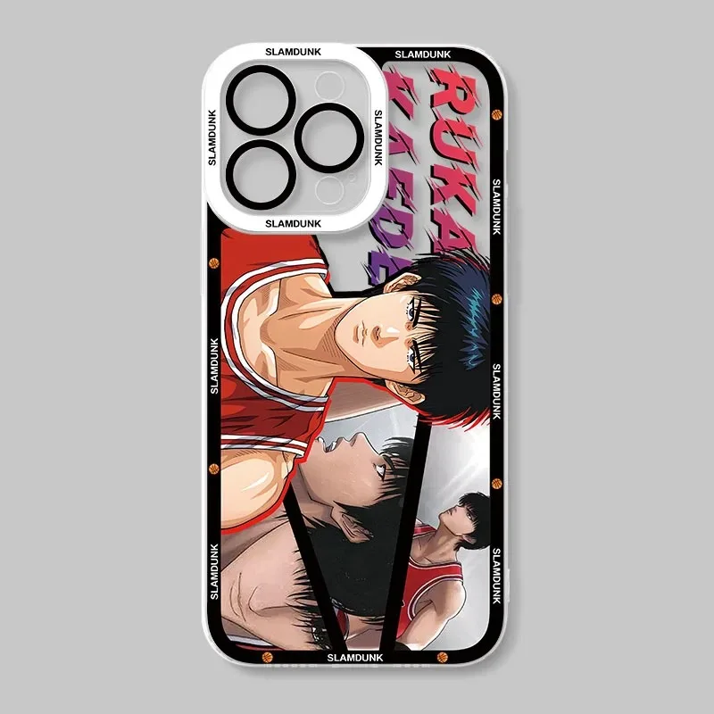 Cool Anime Slam Dunk Phone Case For Xiaomi Redmi Note 13 12 11 Pro Plus 4G 5G 12S 11S 10 10S 9 9S 8 13C 12C 10C Silicone Funda