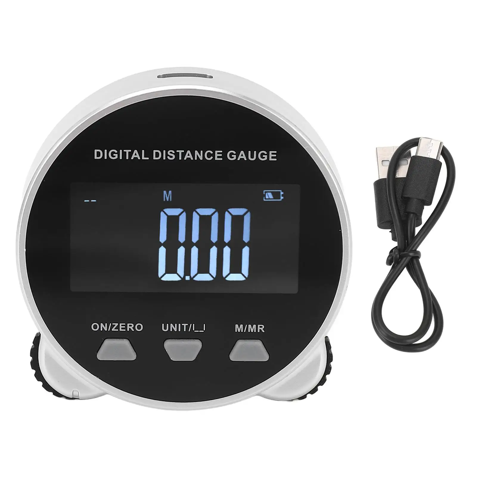 

Compact Digital Distance Measuring Tool 0-199.999m for curved & Flat Surfaces – Precision Gauge Unit