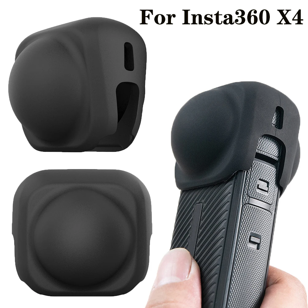 

Lens Cap for Insta360 X4 Silicone Lens Protector Case for Insta 360 X4 Action Camera Anti-scratch Protective Cover Accessories