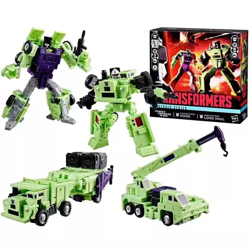 Hasbro Original Transformers Studio Series Formers Hook Long Haul Action Figure Toys for Boys Girls Gift Collectible Ornaments