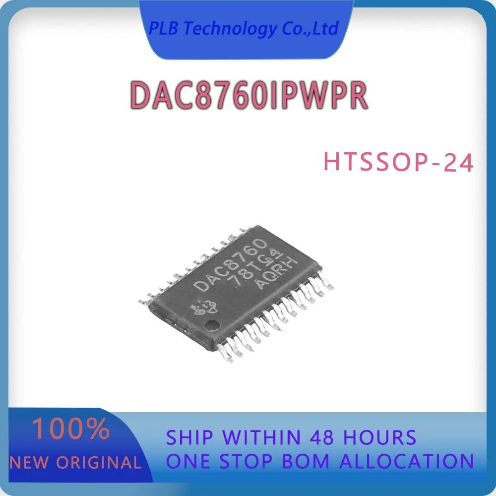 Original DAC8760 Integrated Circuit DAC8760IPWPR HTSSOP-24 Precision DAC Electronic Data Converters Stock IC Chip New