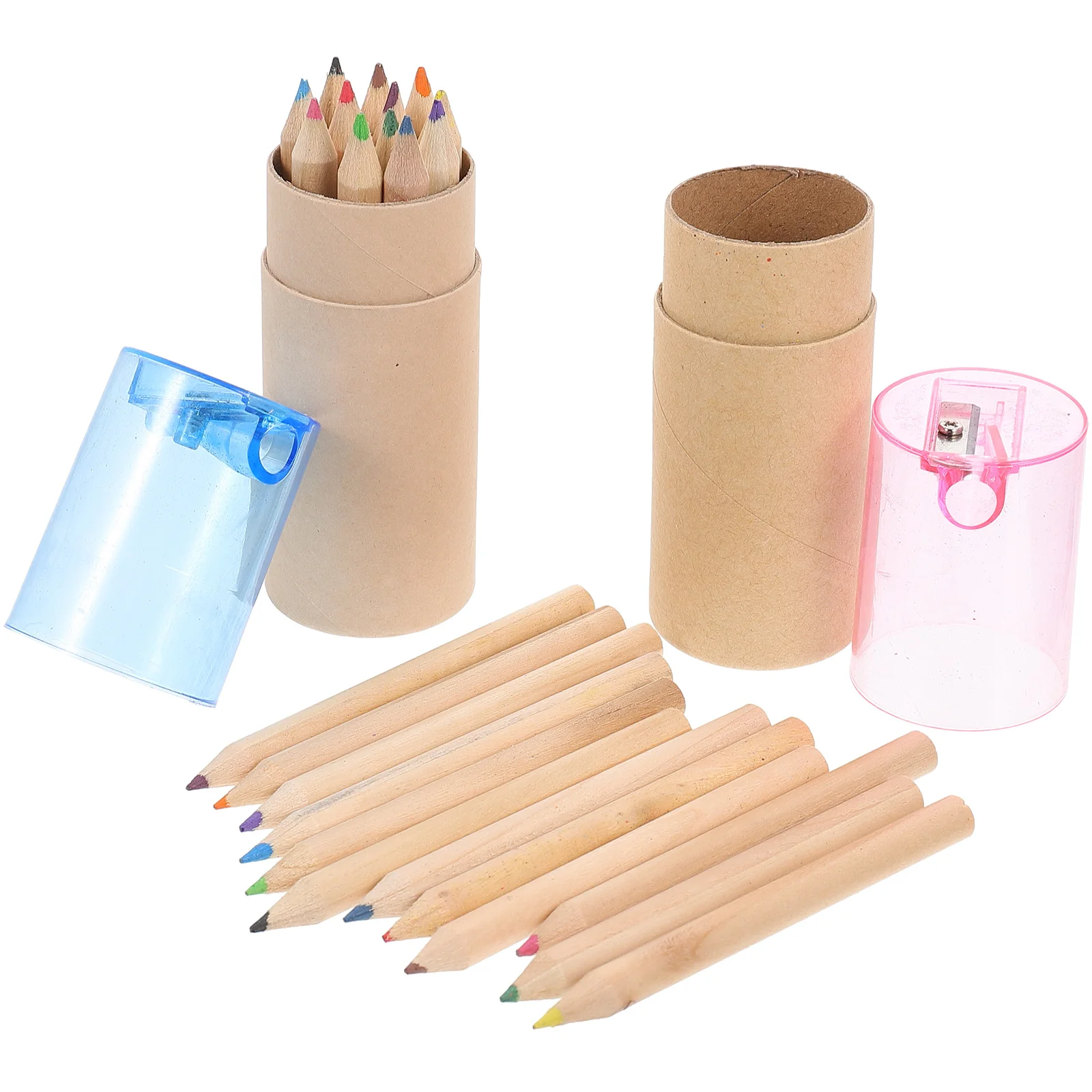 24 Pcs Colored Drawing Pencils for Kids Premium Colors Adult Graffiti Water Soluble