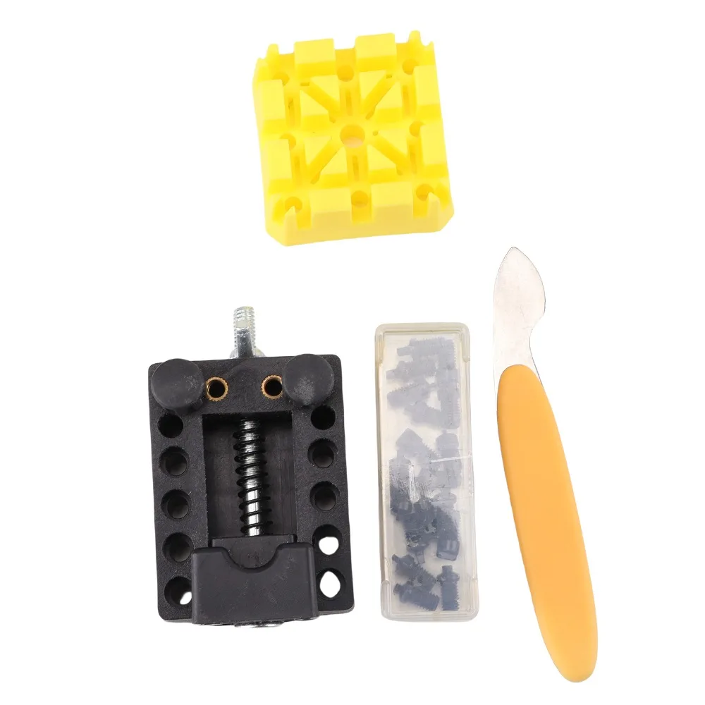 Plastic Watch Repair Kit Black storage bag 20.5*10cm Watch Link Removal Tool Watch Battery Replacement Tool For Women