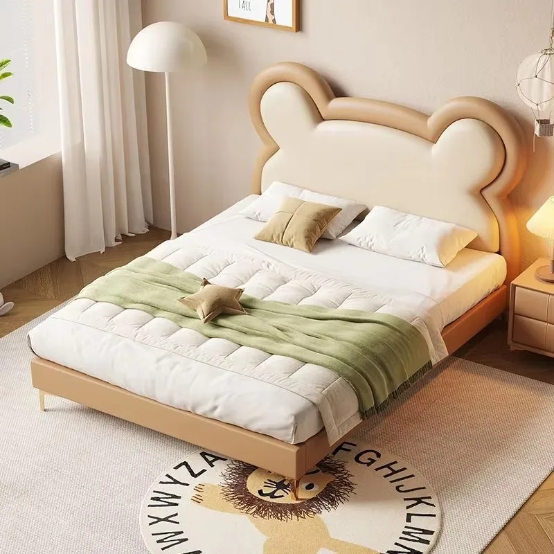 Modern Design Luxury Children Bunk Bed Set, Kids Double Deck Bed Frame for Household Kids Bedroom Furniture