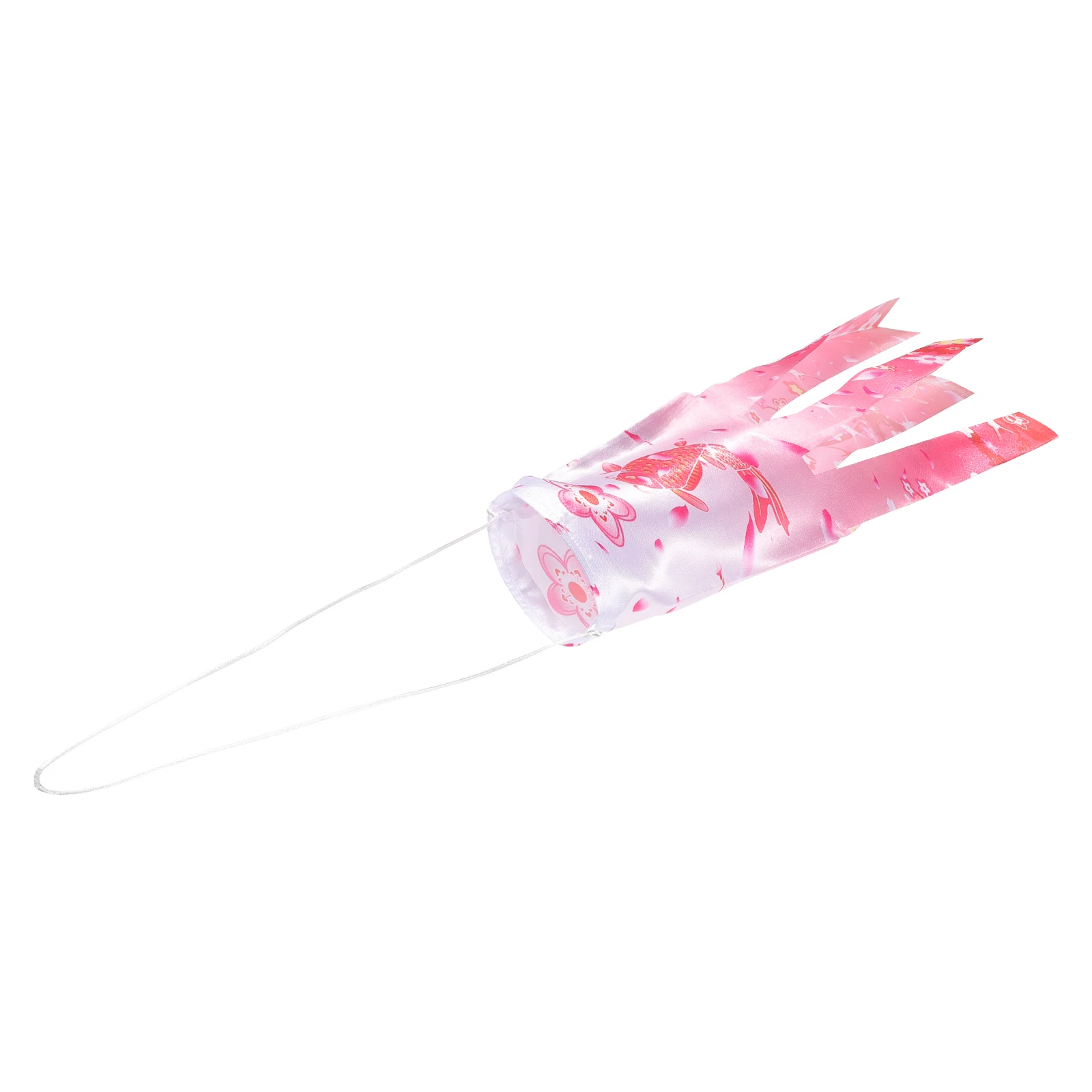 

Durable Satin Carp Windsock Outdoor Decorations Japanese Style Koinobori Flags Bright Color Hanging Garden Decoration Weather