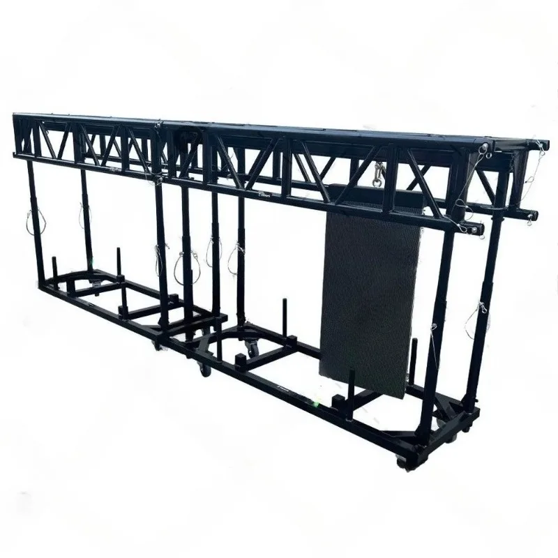 

New 5ft 8ft 9ft 10ft Pre Rigging Trussing System Extended Telescopic Legs LED Screen Moving Head Lights PRT Pre Rig Truss