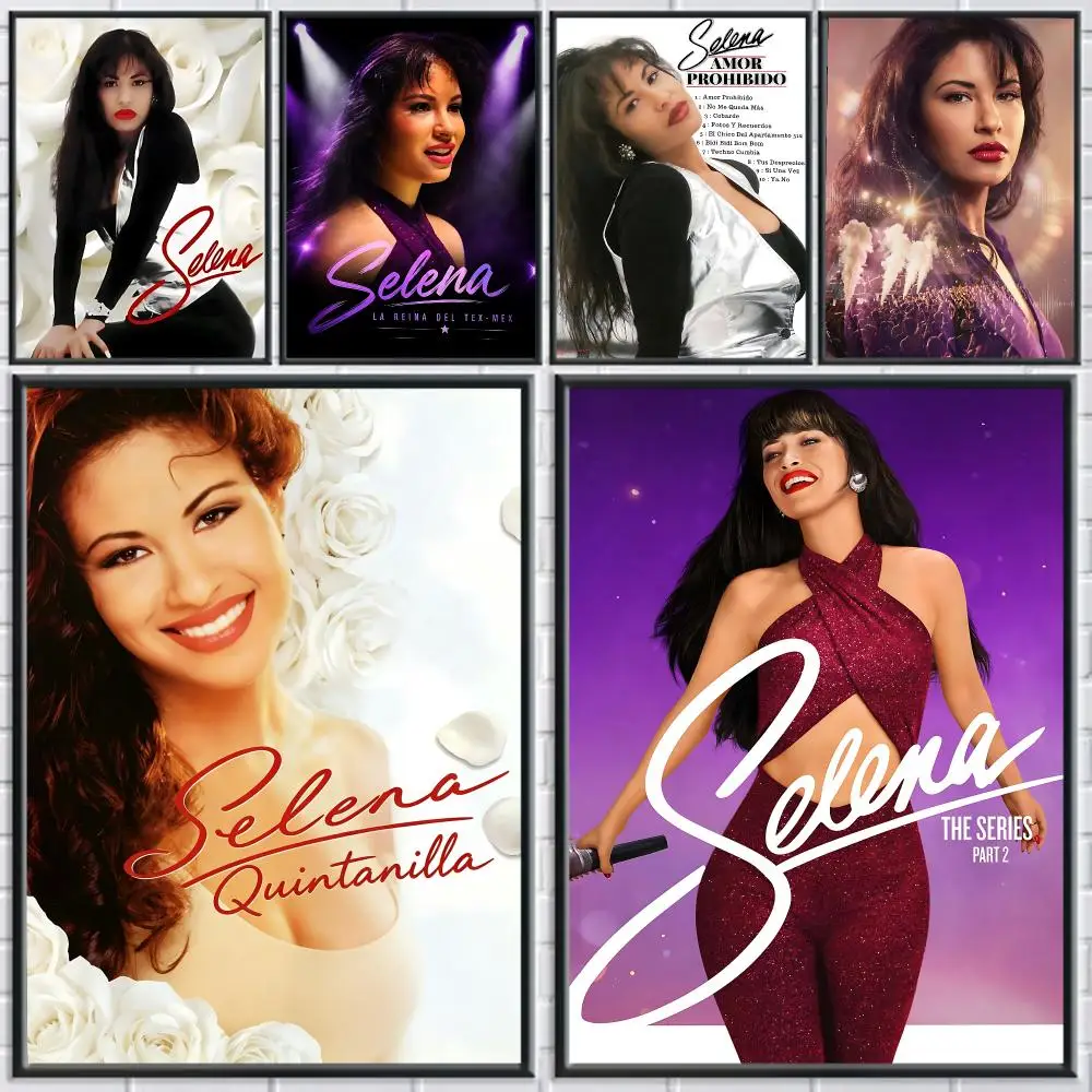 music Selena Quintanilla Poster Poster HD Self Adhesive Waterproof Art Print Wall Decor for Bedroom Living Room Home Gift