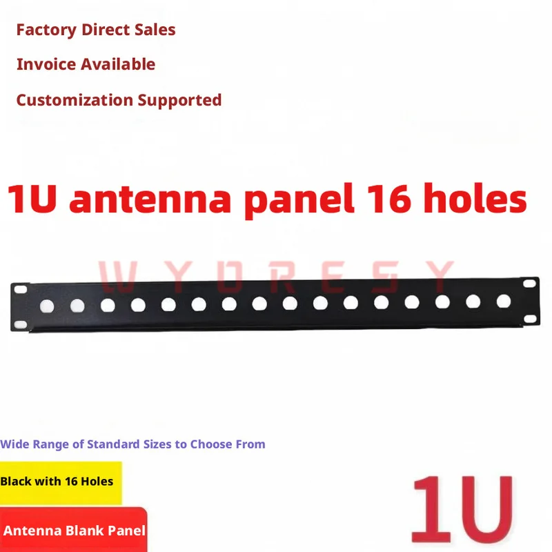 Rack Antenna Blank Panel For (19Inch 1U) Solid Metal Baffle Seal Vacant Slots And Streamline Internal Air Channel Of Mounted