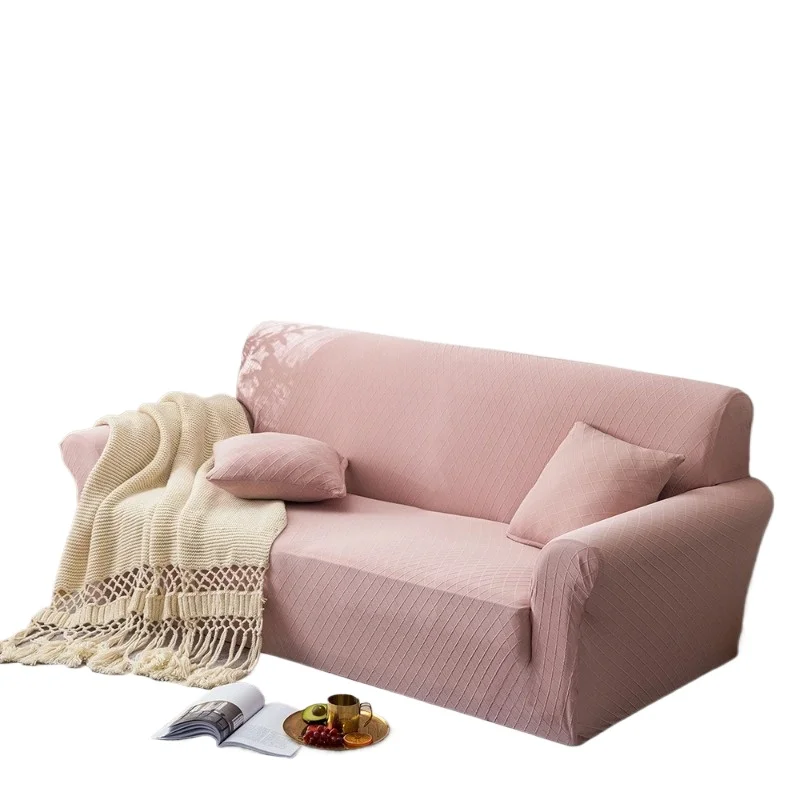 

Jacquard elastic armrest chair elastic sofa double sofa cover sliding