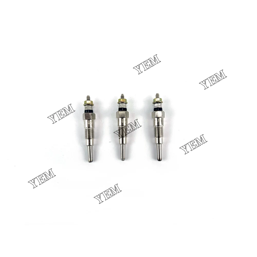 3X Glow Plugs 15951-65510 For Kubota D950 D750 D850 B1550 B1750 B2150 KH-36 KH-41 KH-51 F2100