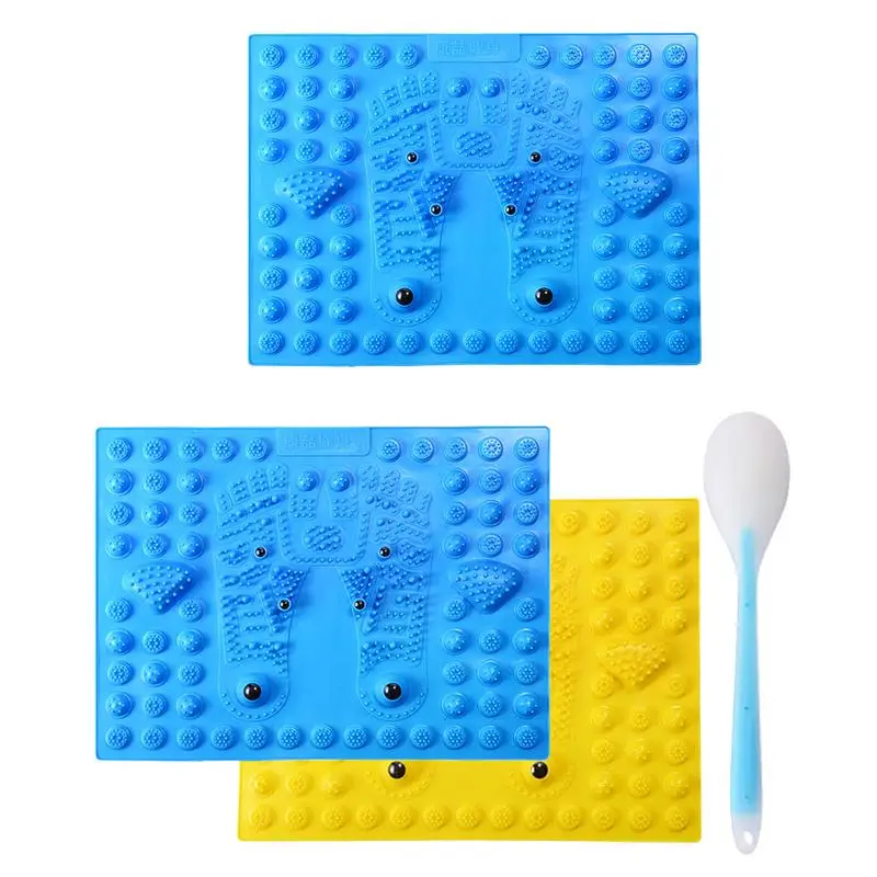 

Reflexology Mat For Feet Foldable Foot Massage Mat Foot Pressure Point Pad Practical Pressure Point Mat Foot Reflexology Tool