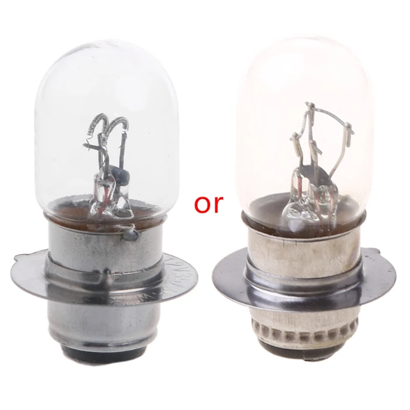 QM Cycling Equipment Bright P15D-25-1 for DC 12V 35W White Headlight Bulb for Motorbike Electrical Accessories